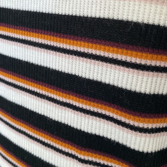 ๐ 2/$25 Aeropostale Seriously Soft Long Sleeve Striped Strappy Top - Picture 3 of 5